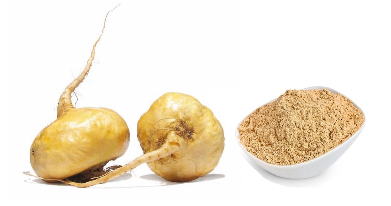 Peruanisches Maca im Produkt.